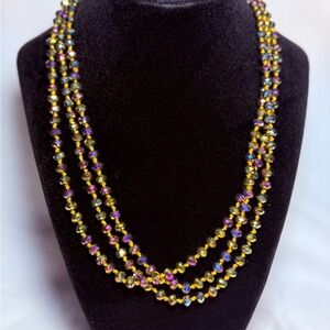 Elegant Multicolor Beaded Necklace